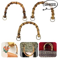 UMISTYDREAM9IQ0 Bamboo Bag Handles, U-Shaped With Buckle Bamboo Purse Handles, Gift Box Handle 15.5C