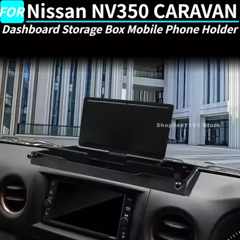 Car Dashboard Storage Box Mobile Phone Holder for Nissan NV350 CARAVAN Interior Accessories 2024 202