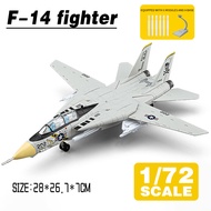 LEO 1:72 F-14 Tomcat Fighter Aircraft Diecast ของเล่นเครื่องบินคอลเลคชั่นสำหรับเด็กเด็กชาย ของเล่นเด