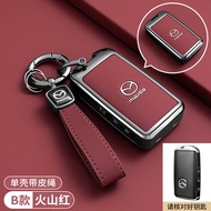 Zinc Alloy Car Key Holder Remote Protector Car Key Cover For Mazda 3 6 CX3 CX30 CX5 CX8 CX9 CX50 CX6