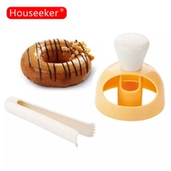 Houseeker Donut Khuôn Bánh Công Cụ Trang Trí Bánh Donut Pastry Baking Nguồn Cung Cấp Phụ Kiện Nhà Bế