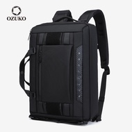 OZUKO Multifunction Men Large Capacity Outdoor Travel Business Waterproof Laptop Backpack