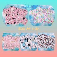 📌Part 1 Harga borong🔥Set pajamas budak set baju tidur kanak kanak cotton Pyjamas button kids saiz 1 