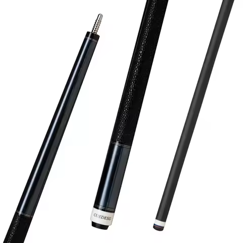 CUEDESG Carbon Fiber Pool Cue Stick,10.5mm/11.8mm/12.5mm Professional Carbon Cue with PU Bag,Tacos D