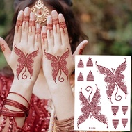 Brown henna Lace tattoo Sticker Vermilion Flower India henna tattoo henna tattoo260601