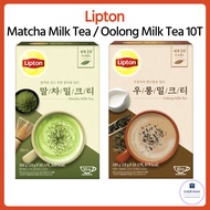 [Lipton] Milk Tea Powder 10T - Green tea(Matcha) Milk Tea / Oolong Milk Tea  2 Options | Ships from 