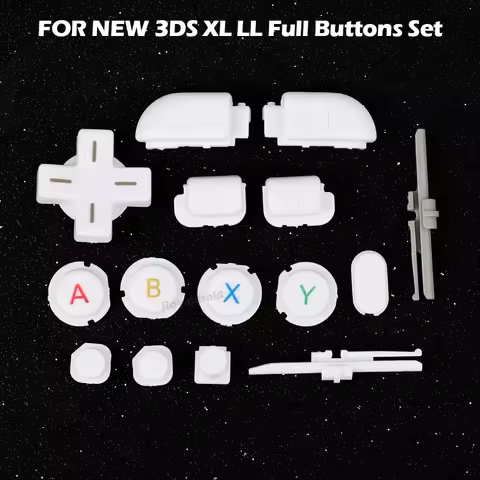 For NEW 3DS XL 3DS LL Host Full Set Complete D Pad A B X Y L R ZL ZR Home ON OF Power Buttons For NE