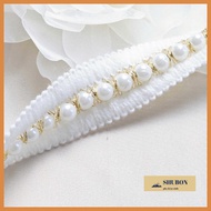 1 meter of 3cm wide dew jade string to decorate clothes, jewelry - fashion accessories