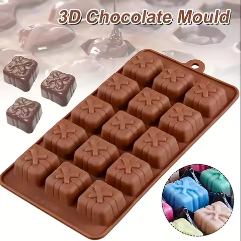 ●Chocolate Mold 3D Silicone Mold Bow Tie Chocolate Mold Chocolate Bar Mold Candy Fondant Mold Baking