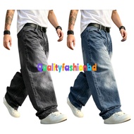 baggy jeans LELAKI strachable Jeans viral young fashion trendy jeans lelaki