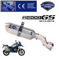 Exhaust For B MW R1200GS Adventure R1200GSA 2013 TO 2019 Exhaust Middle Link Pipe Tube Slip-on R1200
