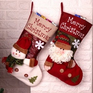 Hot-Selling New Arrival Christmas Socks Gift Bag Large and Small Sizes Candy Bag Cartoon Gift Bag Ch