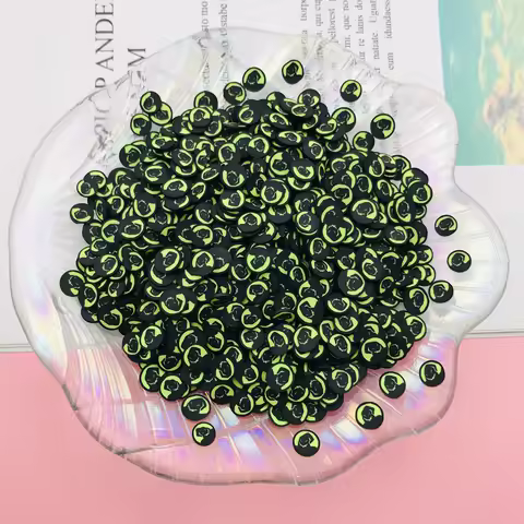 50g/Lot Hot Clay Halloween Monster Sprinkle , Spooky Eye Slice for Tumbler Shaker Filler, Phone Deco