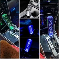 LED Car Gear Knob Light / Car Gear Knob Can Light Up 15 cm Manual Bubble Styling Crystal
