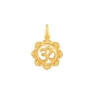 PRIMA จี้ทองคำ 99.9% สัญลักษณ์โอม (ॐ)  Mutelu Collection รหัสสินค้า NG1P2028-01