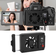LAISANIM Camera Cooling Fan Black New  Mini Intelligent for RP A7M4 A7C ZVE10 FX30 R5 5 Speeds Exter