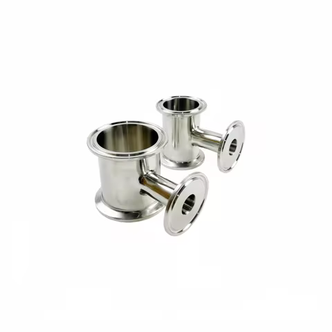 2"X 2"X3/4" 1.5"X 1.5"X3/4" Reducing Tee 3 Way Tri Clamp Type Weld Ferrule For Homebrew Distillation