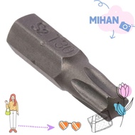 MIHAN 1pc Torx Bits, S2 Alloy Steel 1/4 Inch Hex Shank Screw Driver Bit, T6-T40 25mm Length 6 Point 