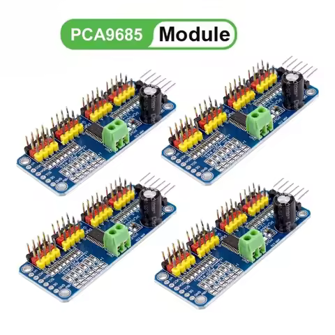 1-10PCS PCA9685 Robot Controller IIC Interface 16 Channel 12-Bit PWM Servo Motor Driver Board for Ar