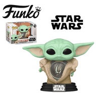 Original Funko Pop Din Grogu With Armor No.712 Star Wars Bobble-Head Figure Collections 80004