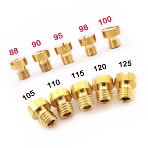 10pcs Main Jets Set Fits For Mikuni VM22 VM24 VM26 VM30 Carburetor Dirt Bike For 125-200cc Engine Mo