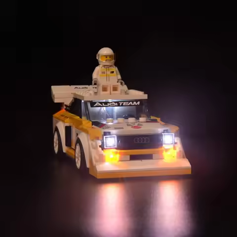 LED Lighting Set Suitable for LEGO Speed Champions1985 Audi Sport Quattro S1 76897(Not Including Bui