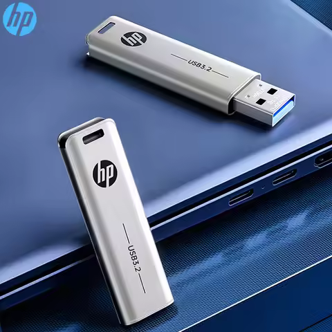 HP 256GB High Speed USB3.2 Flash Drive 32GB 64GB 128GB High Speed Sticks External Storage Metal Pen 