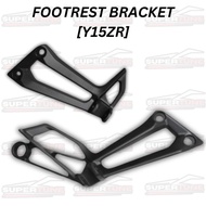 FOOTREST BRACKET YAMAHA Y15ZR [MATT BLACK] PEMIJAK KAKI Y15 FOOTREST Y15