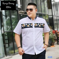KEMEJA Bimeng white shirt/boy's shirt/short sleeve shirt/men's short shirt/boy's shirt