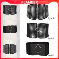 [FlameerMY] outdoormarket Fashion Elastic Waist Belts Steampunk Elastic Waist Band