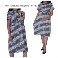 Maternity & Nursing Batik Dress 1891