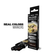 AK INTERACTIVE REAL COLORS MARKERS CHIPPING SET