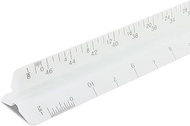 Pacific Arc Architect Economy Scale Ruler, Divided by : 1/16th inch, 3/32 inch, 1/8 inch, 3/16 inch,