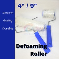 Epoxy Paint Coating Defoaming Spike Roller 4 to 20 " Brush &amp; Handler Wall Floor Self Leveling Construction CARLOUR DIY