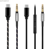 HSV Replacement Headphone Cable TypeC to 5mm Nylon Line for MDR1A 1000XM3 XM4 1AM2