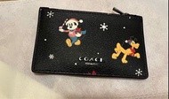Coach全新現貨Disney x Coach zip card case