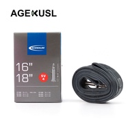 Schwalbe Bike Inner Tube SV4 16" 18" x 1-3/8-1.35 28/37-340/355 Schrader Presta Valve Brompton Foldi