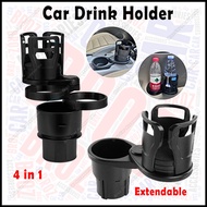Car Drink Holder Adjustable Car Cup Holder Bottle Drink Cup Expand Adapter Base Tray DIY Pemegang Minuman Kereta