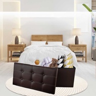 SHIMASTR LUEFAT Sofa Box Storage Box Foldable Leather Waterproof 76x37x36.5cm - L76