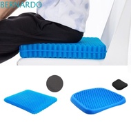 BERNARDO Gel Seat Cushion, Thick Foldable Honeycomb Gel Cushion, Sedentary Portable with Non-Slip Cover Relief Tailbone Pressure Chair Pad for Long Sitting Sciatica