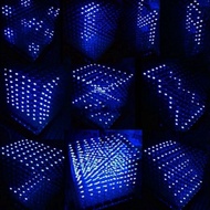3D Led Cube Light 8x8x8 3D8 DIY Kit Soldering Project Kit 4.5-5.5V Squared DIY Kit Cube Soldering Ki