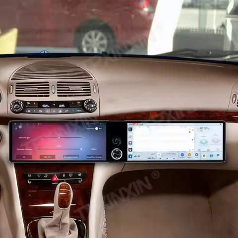 24.6 Inch Android Auto Carplay For Mercedes Benz E Class CLS W211 2005-2008 Car Radio GPS Navi Stere