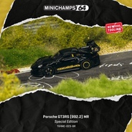 TW 1: 64 Porsche 911 GT3 RS 992.2MR Black Alloy Car Model