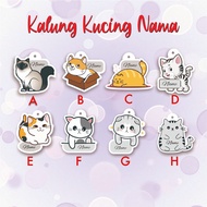 Kalung Kucing Custom Nama Karakter / Kalung Kucing Lonceng