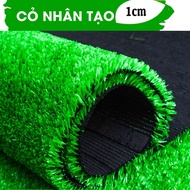 Artificial grass carpet size [1m x 2m] 1cm long fiber to decorate balconies, hallways...yards.