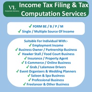 Income Tax Filing & Tax Computation Services LHDN Borang B / BE / P / M  Employment / Business / Par