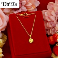 Original 916i Gold 916 gold Necklace Pendant Saudi Gold Cute paw Necklace Lady