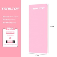 TrailTop Matras Olahraga 8/10MM Matras Yoga Premium Anti Slip Yoga Mat Karpet Olahraga Workout
