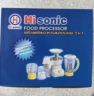 HISONIC เครื่องปั่นเตรียมอาหารอเนกประสงค์ 5 in 1 รุ่น HS-2000DY ของใหม่ รับประกันศูนย์