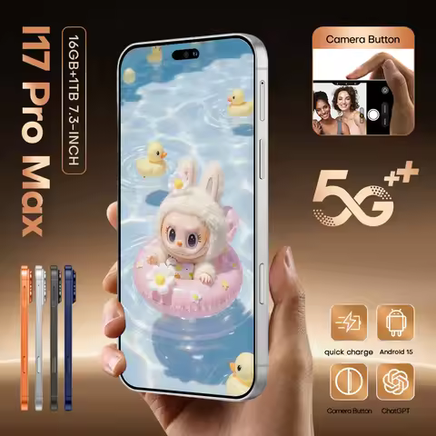 HOT i17 Pro Max 7.3inch 8000mAh Battery 5G Dual Card Global Edition Original Cheap Smart Android Fac